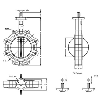 Wafer Type Butterfly Valve image 2
