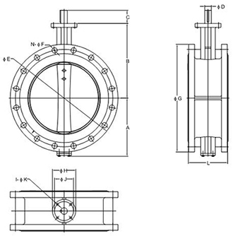 Lug Type Butterfly Valve image 2