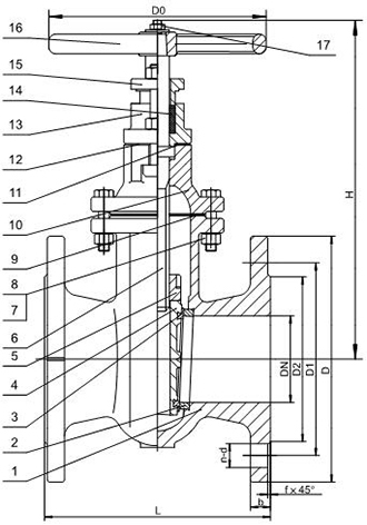 Metal Seated Gate Valve - Non-Rising Stem (DIN F5) image 2