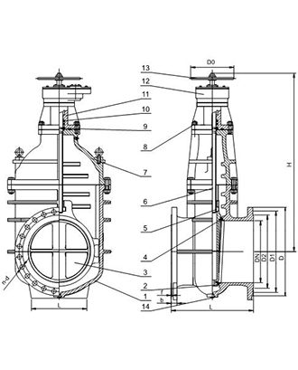 Metal Seated Gate Valve - Non-Rising Stem (DIN F4/F5) image 2