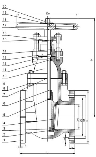Metal Seated Gate Valve - Non-Rising Stem (MSS SP-70) image 2