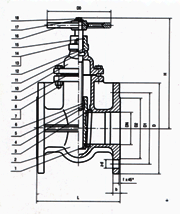 DIN Cast Iron Gate Valve · PN10 / PN16 image 2