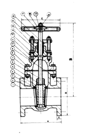 ANSI Cast Iron Gate Valve · Non-Rising Stem image 2
