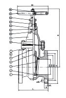 BS Cast Iron Gate Valve · Non-Rising Stem · PN10 image 2