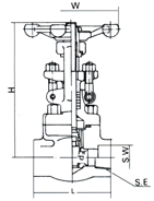 Forged Steel Gate Valve image 2