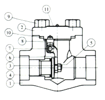 Forged Steel Swing Check Valve