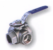 Three-Way Stainless Steel Ball Valve