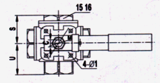 Three-Way Stainless Steel Ball Valve image 3