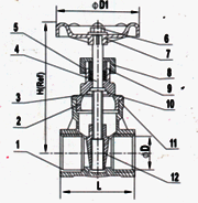 Stainless Steel Gate Valve image 2